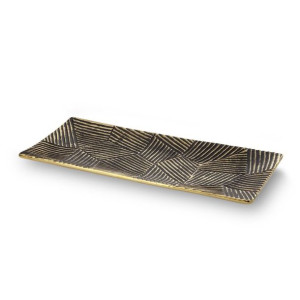 Patera Dekoracyjna Emmi (01) 39x18x3 Cm Czarny