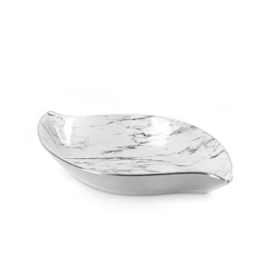 Patera Dekoracyjna Sana (01) 31x17x5 Cm Biały