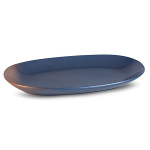 Patera Dekoracyjna Nessa (01) 35x23x4 Cm Niebieski