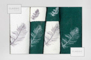 Ręcznik Nadia 2 Szt.30x50 Cm, 2 Szt.50x90 Cm, 2 Szt. 70x140 Cm Kremowy