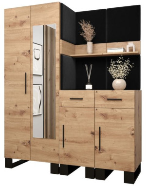 Meble do przedpokoju Garderoba panele tapicerowane ARTIN 15 Artisan