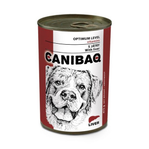 Canibaq Liver Wątroba 415g puszka karma mokra dla psa
