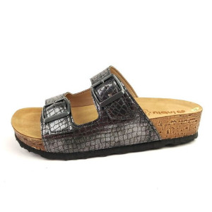 Klapki damskie INBLU NM000027 srebrny - 41