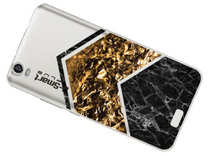 Myphone Q-smart Plus Etui Marmur Nadruk Obudowa