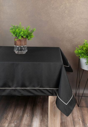 Obrus Madele 140 X 220 Cm Czarny
