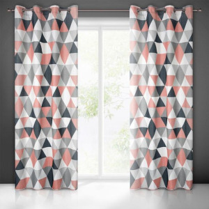 Zasłona Gotowa Adina 140x250 Cm Ciemnoróżowy