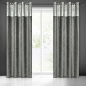 Zasłona Gotowa Peri 140x250 Cm Stalowy