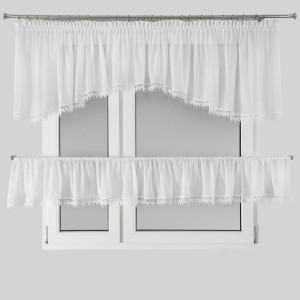 Firana Gotowa Dagmara-4 400x65 Cm Biały