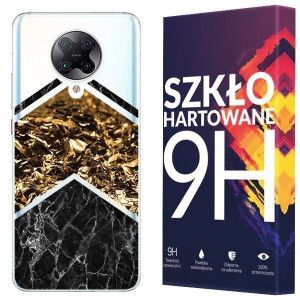 Etui Do Xiaomi Redmi K30 Pro Case Marmur + Szkło
