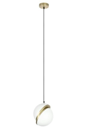 Lampa wisząca GLOBE 20 złota - LED, akryl, metal