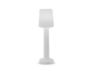NEW GARDEN lampa ogrodowa CARMEN 165 B biała - LED, wbudowana bateria