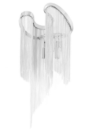 Kinkiet ATLANTA WALL - aluminium, stal