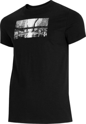 T-shirt Męski 4f H4l21-tsm025 Czarny