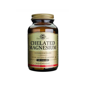 SOLGAR Chelated Magnesium - 100tabs