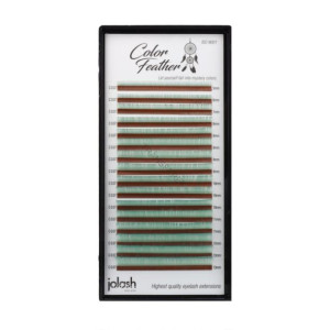 Jolash Rzęsy Color Soothing Green Rlx C, 0.07 Mix