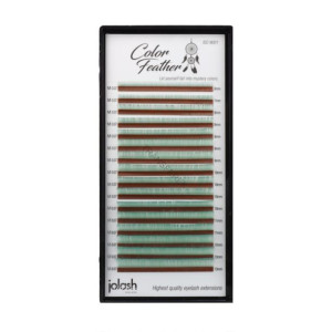 Jolash Rzęsy Color Soothing Green Rlx M, 0.07 Mix