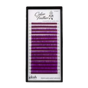 Jolash Rzęsy Color Violet Mistery C, 0.07 Mix