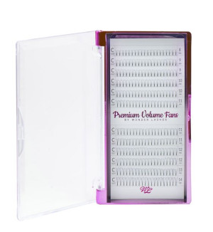 Wonder Lashes Rzęsy Premium 3D Volume Fans C, 14Mm
