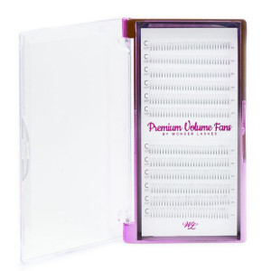 Wonder Lashes Rzęsy Premium Volume Fans 2D D, 8Mm