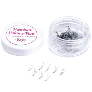 Wonder Lashes Rzęsy Volume Fans 3D Sypane, D, 12Mm