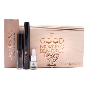 Lash Brow Zestaw Rzęsy W Butelce, Mascara, Olejek