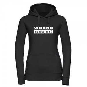 Jolash Bluza Damska 'Wanna Browjob?' Rozmiar M