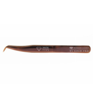 Wonder Lashes Zagięta Pęseta Swan Diamond