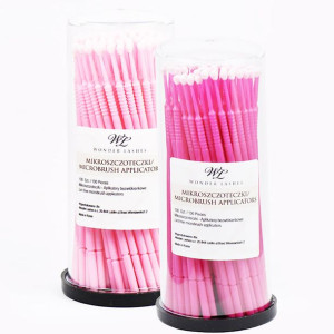 Wonder Lashes Microbrush Mikroszczoteczki Cylindryczne 100Szt.