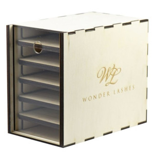 Wonder Lashes Lash Box Drewniany Mały