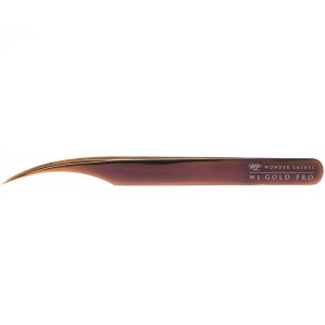 Wonder Lashes Zakrzywiona Pęseta Gold Pro