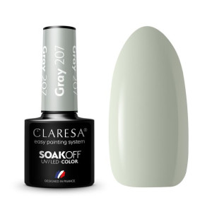 Claresa Lakier Hybrydowy Gray 207 5Ml