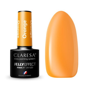 Claresa Lakier Hybrydowy Jelly Orange 5Ml