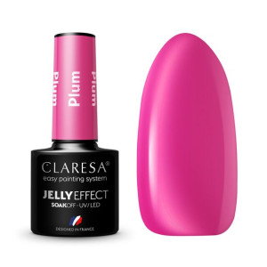 Claresa Lakier Hybrydowy Jelly Plum 5Ml