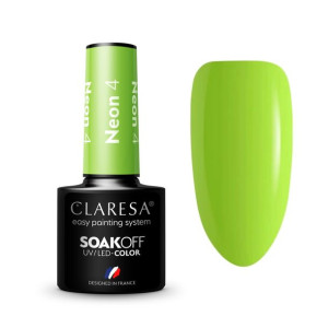 Claresa Lakier Hybrydowy Neon 4 5Ml