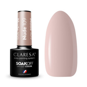 Claresa Lakier Hybrydowy Nude 109 5Ml