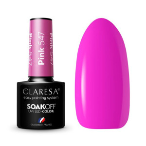 Claresa Lakier Hybrydowy Pink 547 5Ml