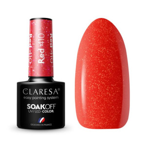 Claresa Lakier Hybrydowy Red 410 5Ml