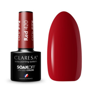 Claresa Lakier Hybrydowy Red 420 5Ml