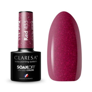 Claresa Lakier Hybrydowy Red 433 5Ml