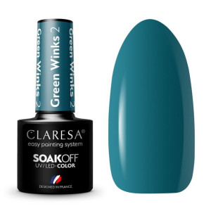 Claresa Lakier Hybrydowy Uv/Led 5 G - Green Winks 2