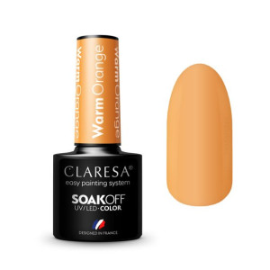 Claresa Lakier Hybrydowy Warm Orange 5Ml