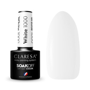 Claresa Lakier Hybrydowy White 1000 5Ml