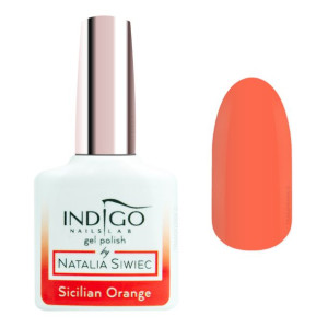 Indigo Gel Polish Lakier Hybrydowy Sicilian Orange 7Ml