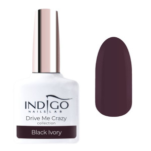 Indigo Lakier Hybrydowy Black Ivory 7Ml