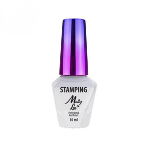 Lakier Do Stempli I Stampingu Mollylac 10 Ml Biały Nr 1