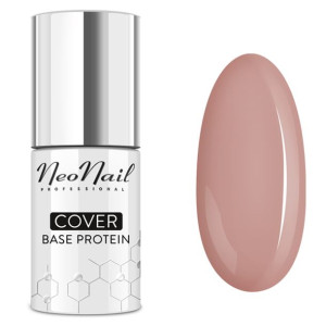 Neonail Lakier Baza Cover Base Protein Cream Beige 7,2Ml 7035-7