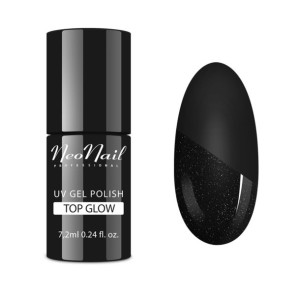 Neonail Lakier Hybrydowy Top Glow Silver 7,2 Ml 7241-7