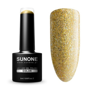 Sunone Lakier Hybrydowy 5Ml Mysti M02 Brokatowy