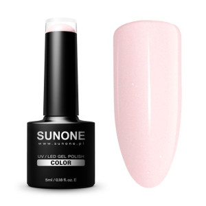 Sunone Lakier Hybrydowy 5Ml Rose R01 Brokatowy