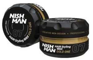 NishMan Hair Wax 07 Gold One Wosk 150 ml